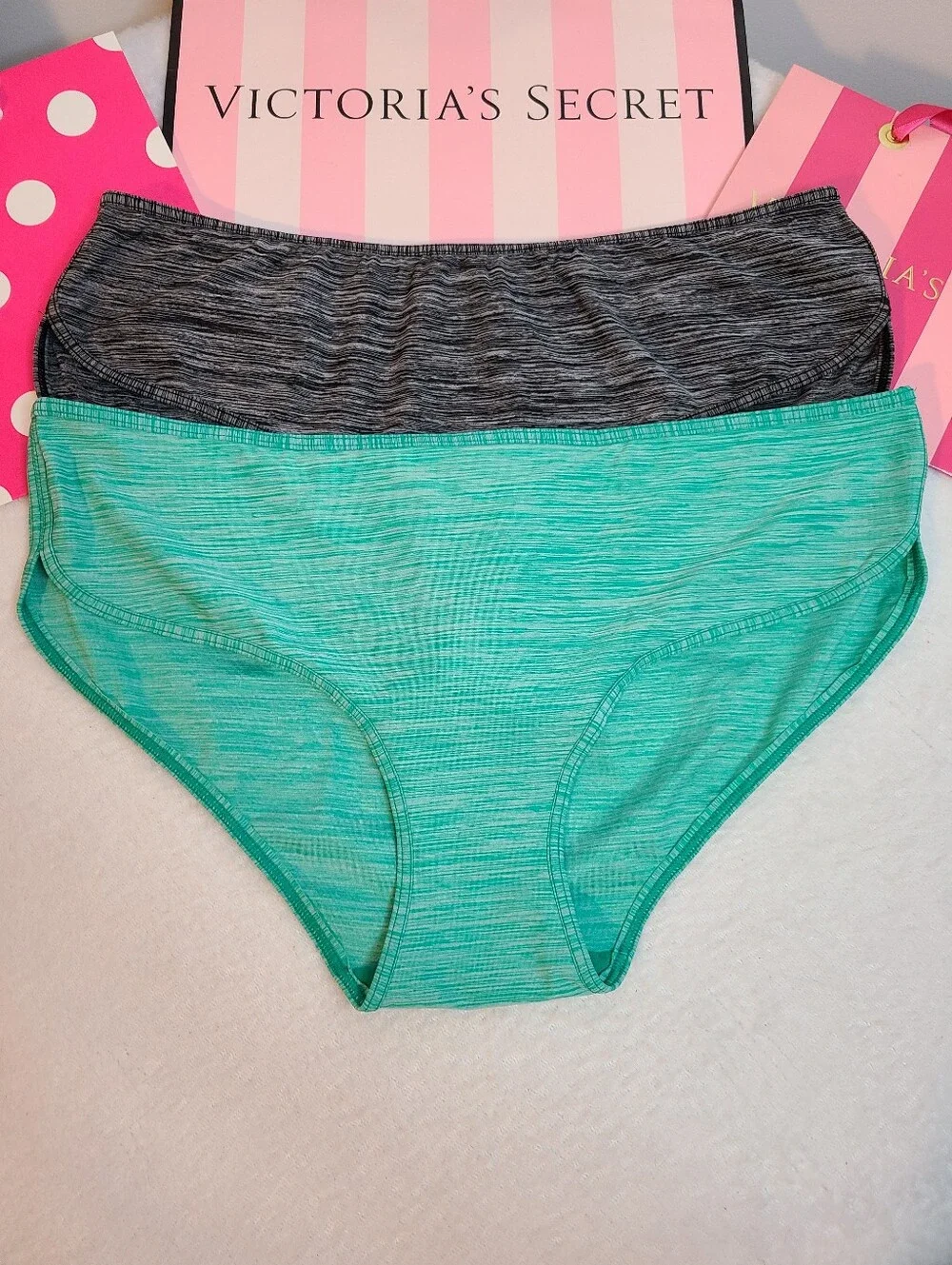 Y2K Victoria's Secret 2pk Everyday Perfect Smooth Microfiber Hipster Panties Lg